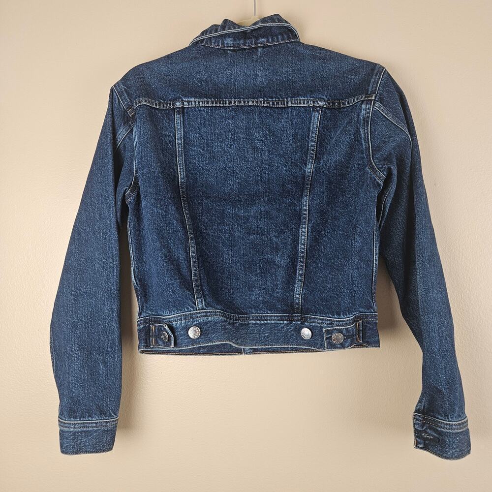 Everlane The Shruken Denim Jean Jacket Size Small - Picture 2 of 7